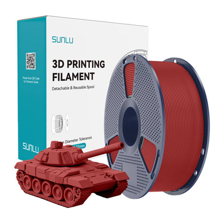 Sunlu PLA+ High-Speed Red Filament 1.75mm