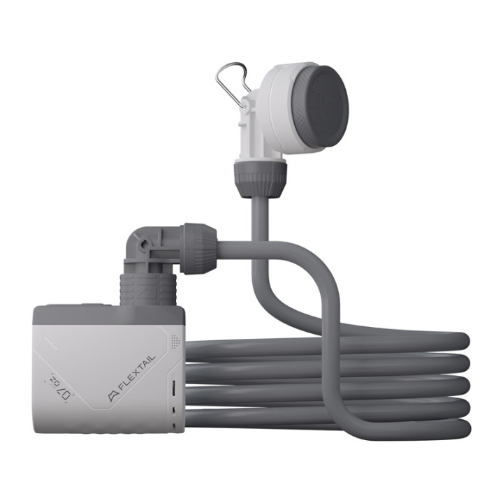 Flextail Tiny Shower Pārnēsājama duša ar sūkni (balta)
