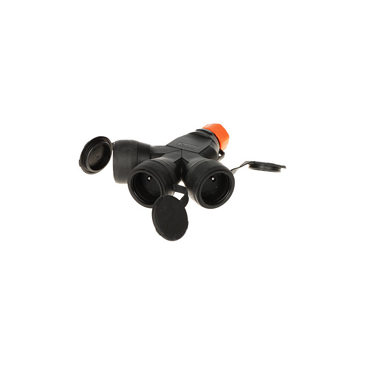 Famatel XF188G-EPN 3-местный уличный удлинитель 16A 250V IP54 розетка Schuko