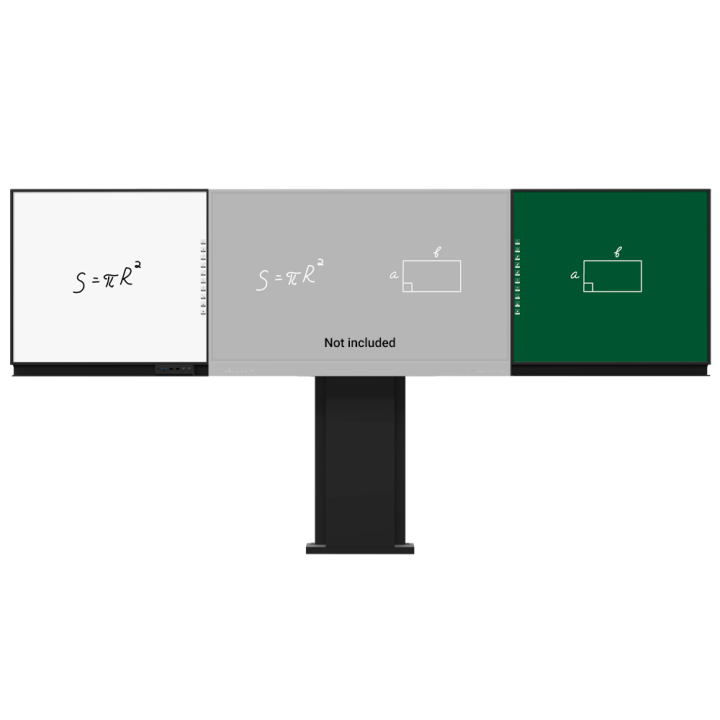 IBOARD IB-WB-YL75-WG Sienas stiprinājums TV/monitoram, VESA 75x75mm, balts