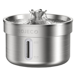 Stainless Steel Pet Water Fountain 2L Rojeco RYSJXHGO-17