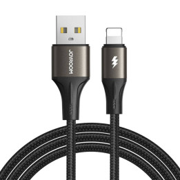 USB-kaapeli Lightning Joyroom SA25-AL3 / 3A / 1,2 m (musta)