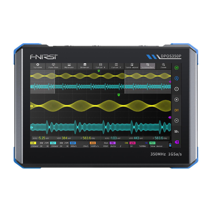 FNIRSI DPOS350P 4-in-1 digitālais osciloskops