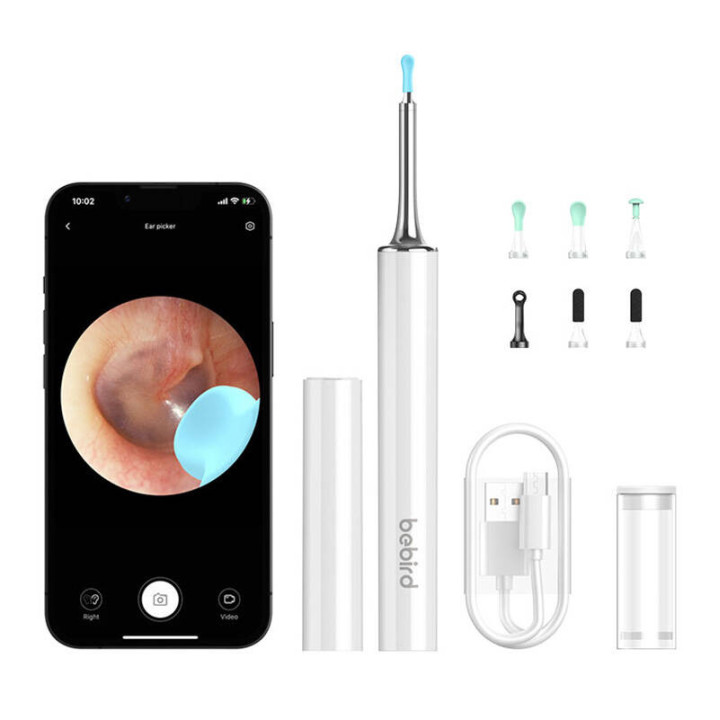 Smart Visual Ear-Clean varras Bebird T15 valge