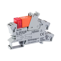 PĀRSLĒDZĒJRELEJS ar LED indik. DIN ligzda 230VAC 1CO 16A