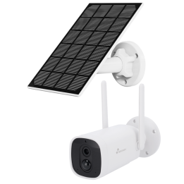 NIVIAN RETAIL NVS-06BATSOLAR 2MP PTZ Speed Dome IP-kamera Wi-Fi-yhteydellä, PoE, ONVIF, IP65, 8m IR, 4mm objektiivi