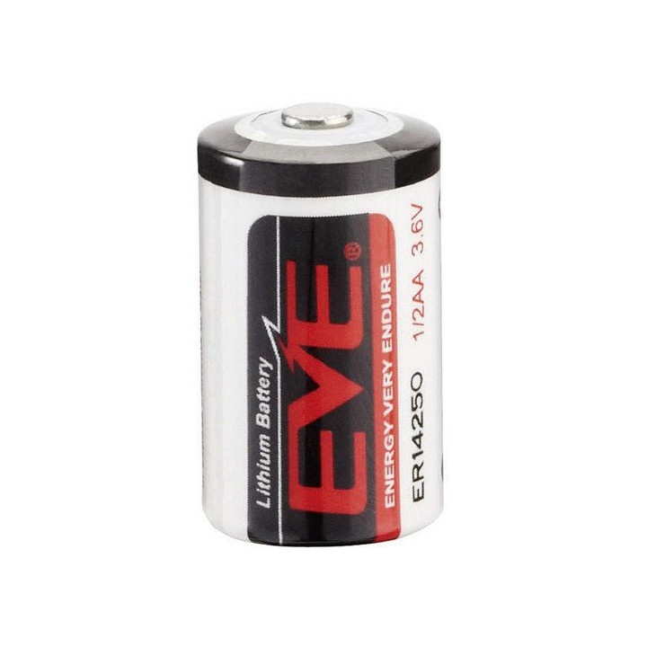 EVE Energy ER14250S 14250 1/2 AA 1200mAh 15mA 3,6V Li-SoCI2 mittelaetav aku
