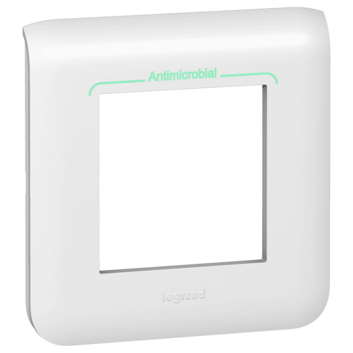 Legrand Mosaic Antibacterial 2-Module Plate