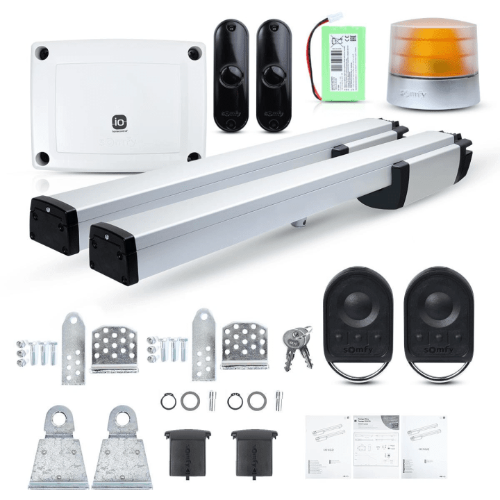 Somfy Ixengo L 3S+ IO Comfort Pack -sarja kaksilehtisille porteille 8 m asti