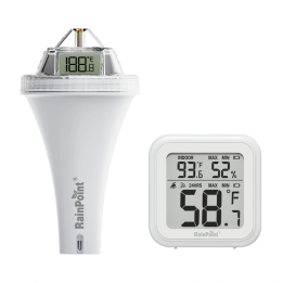 RainPoint HCS565ARF+HCS015T2H Pool Thermometer