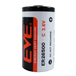 EVE Energy ER26500 C 8500 mAh 150 mA 3,6 V Li-SoCI2 mittelaetav aku