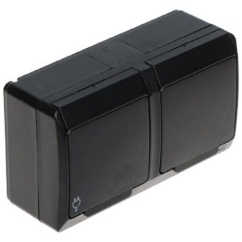 KAHE PINNAGA PISKLASTIGA VALJANDUSLIK HERMES/0322-09/EPN 250 V AC 16 A IP44 Elektro-Plast