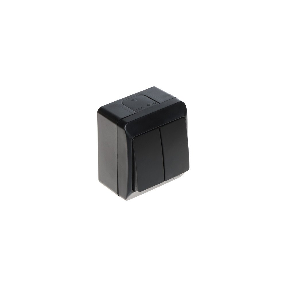 TWO GANG SWITCH HERMES/0332-09/EPN 250 V 10 A Elektro-Plast