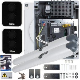 Komplekts Nice WINGO 3524 24V divvērtņu vārtiem bez fotoelementiem