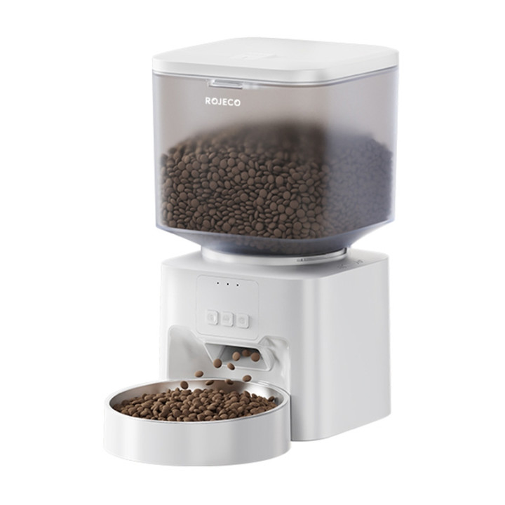 Rojeco RWSQMFWFO-DP 4.5L Automatic Pet Feeder WiFi Version