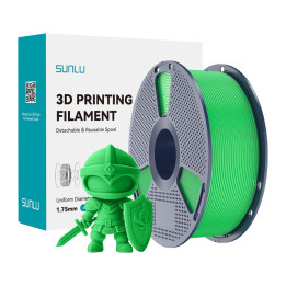 Sunlu PLA+ Filament (Green) 1.75mm 1kg