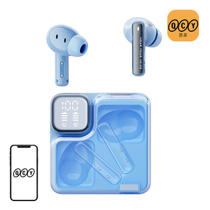 TWS QCY MeloBuds Neo T31 austiņas (zilas)