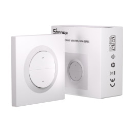 Sonoff ERBS Roller Shutter Wall Switch Enclosure for MINI-RBS and MINI-ZBRBS – White, 8.5×3.0×8.5 cm
