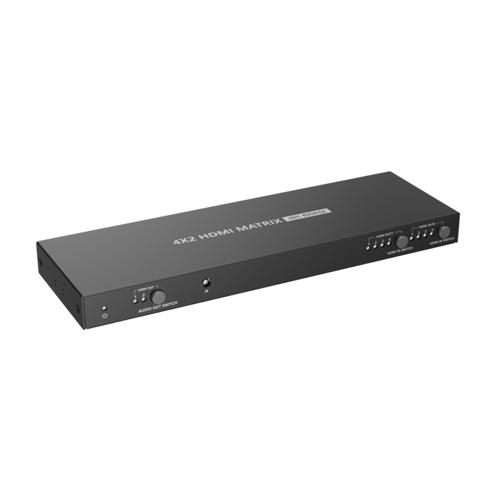 LENKENG HDMI-MX-4x2-4K60 4x2 HDMI Matrix Switcher 4K60Hz HDR