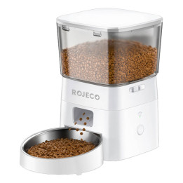 Rojeco RWSQ-12 WiFi 2L Automatic Pet Feeder (White)