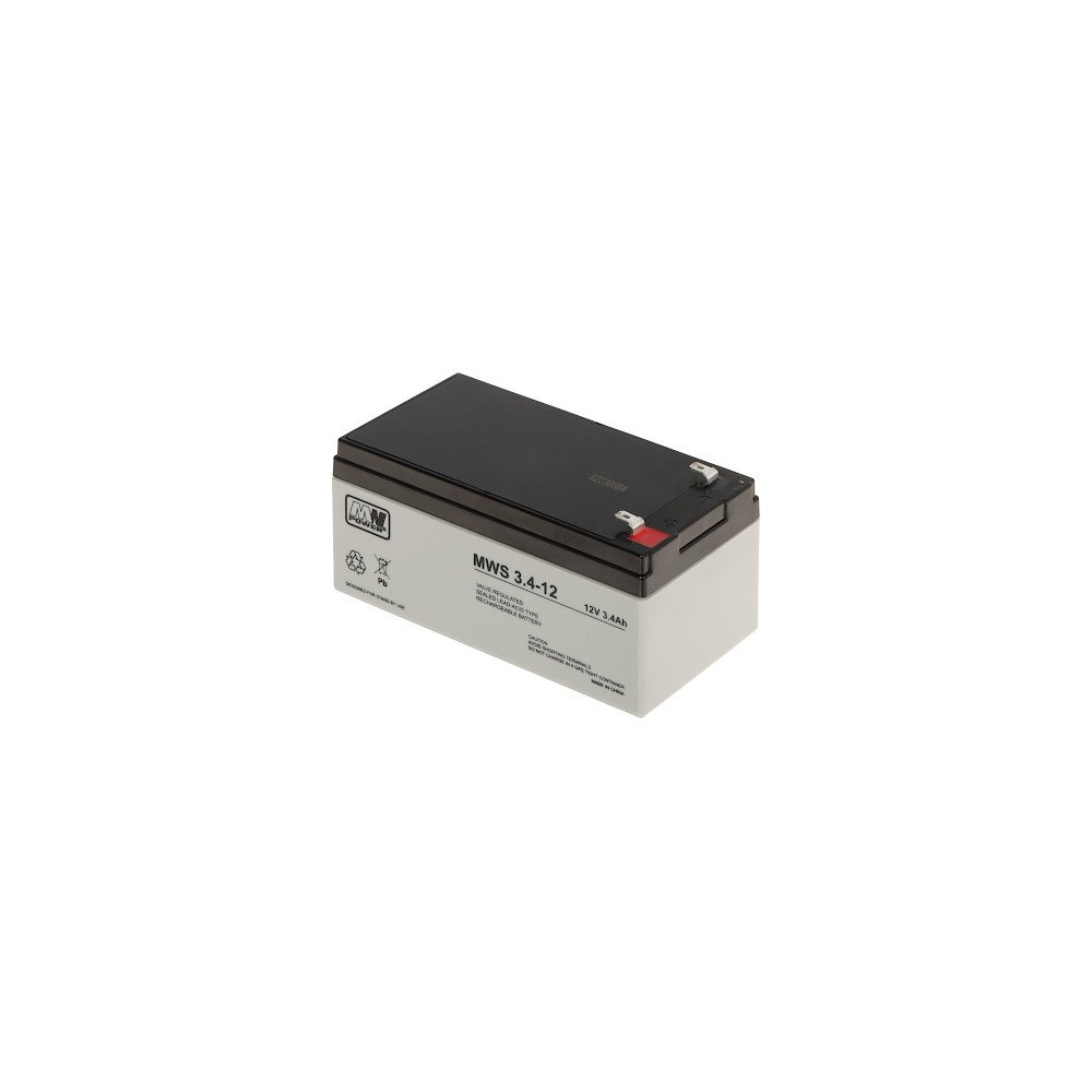 AKKU 12V/3.4AH-MWS MW Teho
