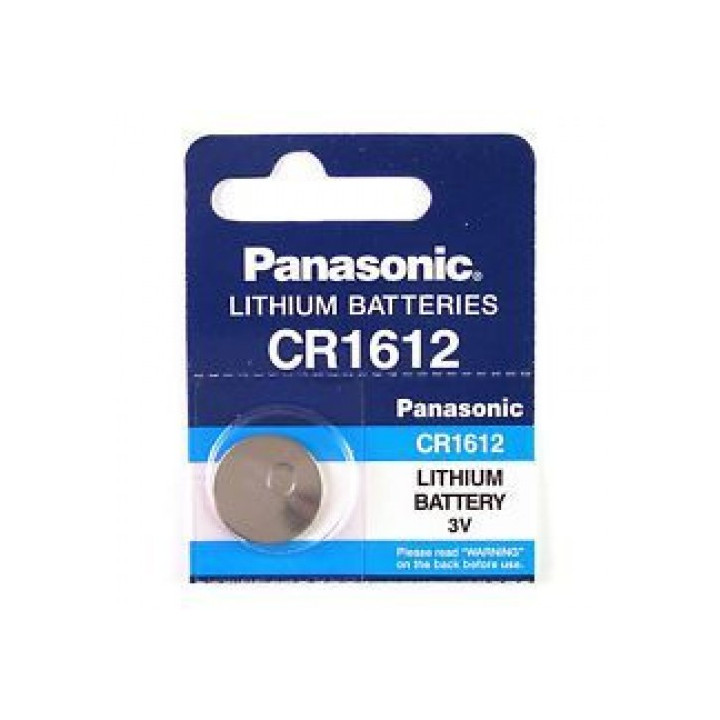 Panasonic CR1612 / DL1612 3V 40mAh 0%Hg litiumakku (viimeinen käyttöpäivä 2026.12.)