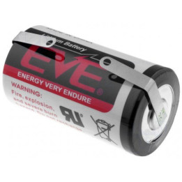 EVE Energy ER34615CNR D 19000mAh 230mA 3,6V (Li-SoCI2) aku (mittelaetav) U-siltidega