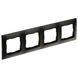KONTAKT Simon DR4/49-SIMON54 4-vietīgs rāmis Simon 54 sērijai, IP20, kvadrātveida
