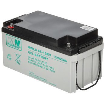 GEL BATTERY 12V/65AH-MWLG MW Power
