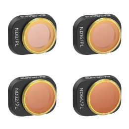 4 Lens Filters ND/PL 8, 16, 32, 64 Sunnylife N4P-FI728 for DJI Mini 4 Pro