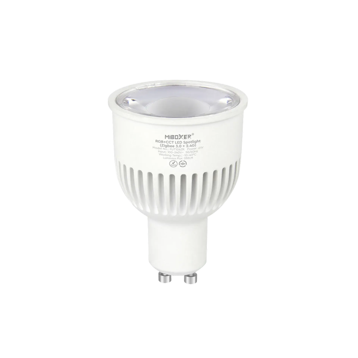 LED-kohtvalgusti GU10 6W RGB+CCT 230V Zigbee + 2,4G FUT106ZR