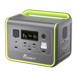 FOSSIBOT F800 800W Portable Power Station (Green)