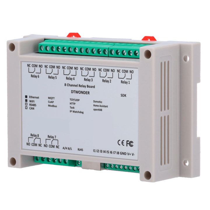MARCA BLANCA DT-R008 Smart Relay Module - Modular Relay for Home Automation