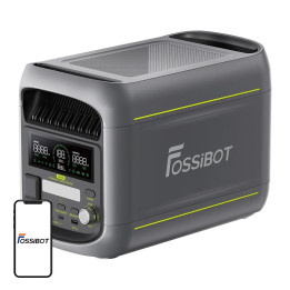 FOSSIBOT F1800 1800W Portable Power Station 1024Wh (Gray)