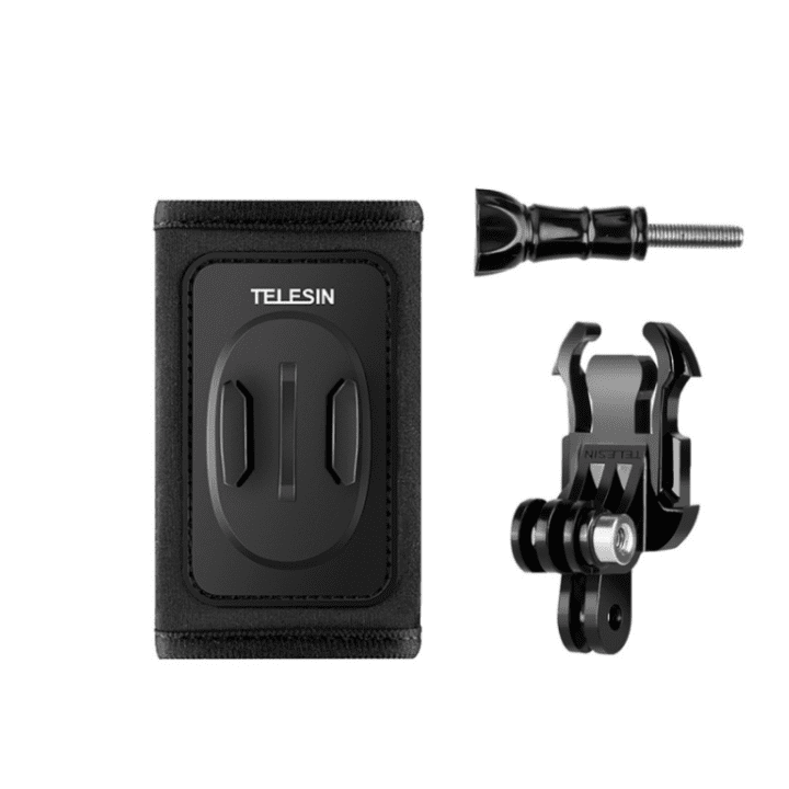 Telesin Backpack Strap Mount with J-Hook Mount for GoPro/Osmo Action (GP-BPM-003)
