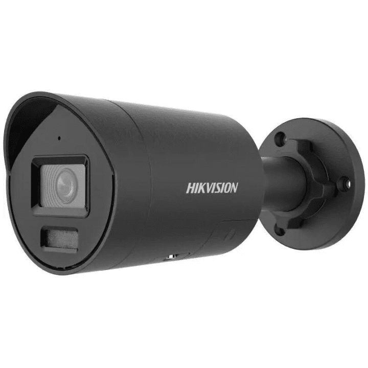 Hikvision DS-2CD2087G2H-LIU/SL(2.8)eF/BLACK 8 MP 4K Smart Hybrid Light ColorVu fiksētā mini bullet IP kamera ar PoE, IP67, āra v