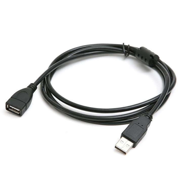 1,5 M USB ilgintuvo kabelis kištuku