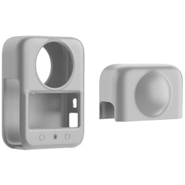 Puluz PU783H Silicone Cover with Lens Cap for DJI Osmo 360 (Gray)