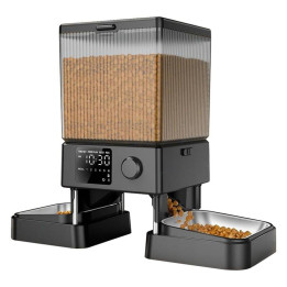 Oneisall PFD-002 Dual Automatic Pet Food Dispenser without WiFi