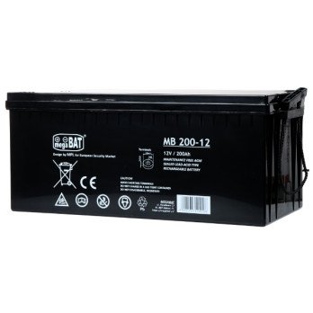 AKUMULATORS 12V/200AH-MB megaBAT