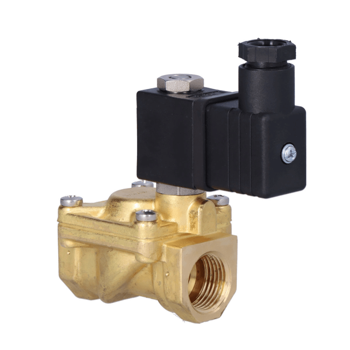 WKB2 2-ходовой электромагнитный клапан НЗ 1/2" 230В 9Вт IP65 16бар 100°C