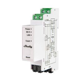 Shelly PRO 3EM-120A nākamās paaudzes profesionālais 3 fāžu enerģijas skaitītājs ar kontaktora vadību - Sonoff, SmartWise, Shelly