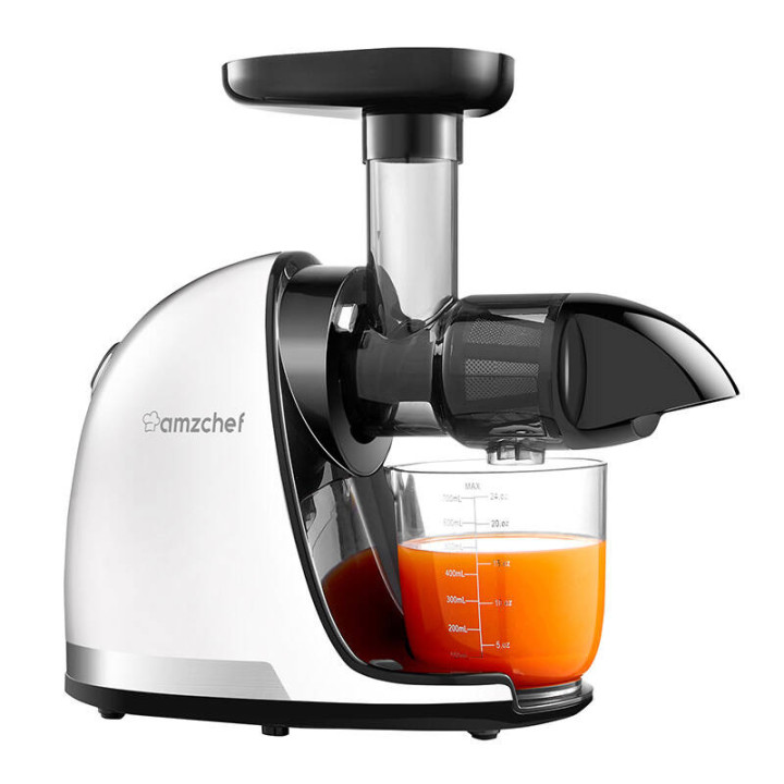 Соковыжималка медленного действия AMZCHEF 1501-WT (Белый)