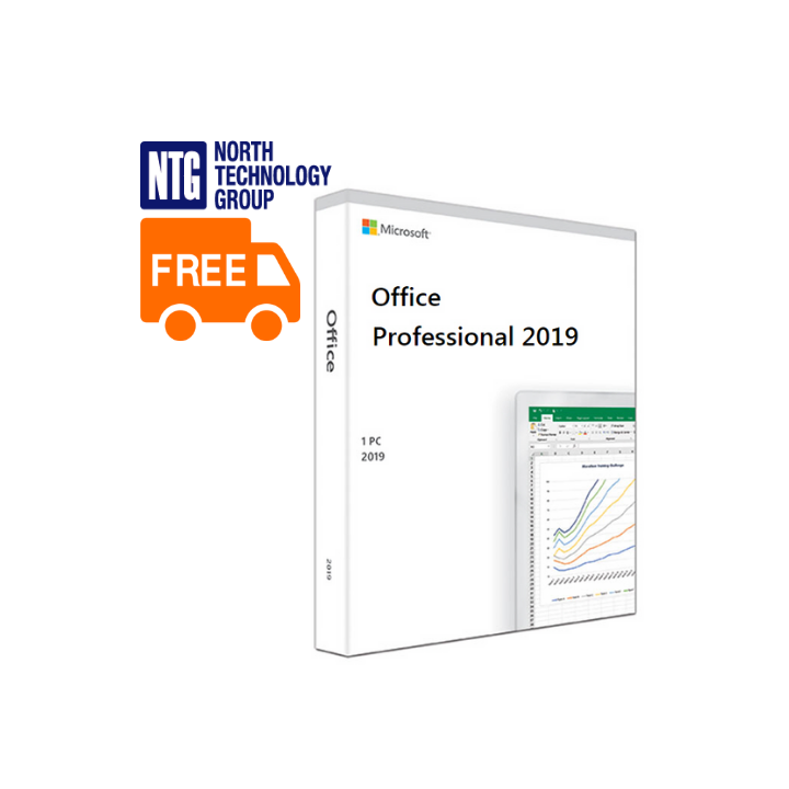 Microsoft Office 2019 Professional 1 PC ESD 32/64 bit