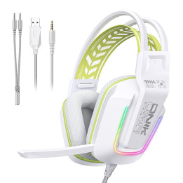 ONIKUMA X13 spēļu austiņas (baltas)