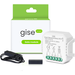 GISE Smart GG-WF-02 – Tuya Wi-Fi vartų valdiklis su atidarymo jutikliu