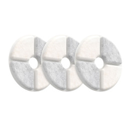 Rojeco RYSJBJZ-LX3 Replacement Filters for 2.5L Wireless Water Fountain (3-Pack)