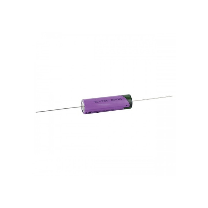 Аккумулятор Tadiran SL-760 (AA/14500) 2,2 Ач 3,6 В LTC (Li-SoCI2) со приваренными контактами (Неперезаряжаемый)