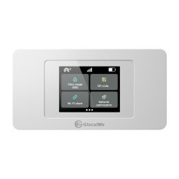 GlocalMe Duoturbo white Cloud SIM Portable 4G/LTE Wi-Fi Router