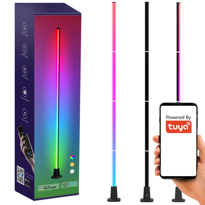 AMBIENT LED RGBIC WiFi TUYA stāvlampa